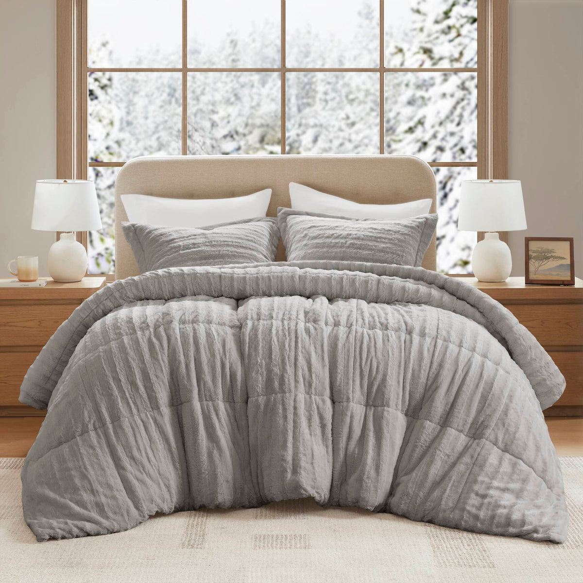 Duke - Comforter Mini Set - Gray