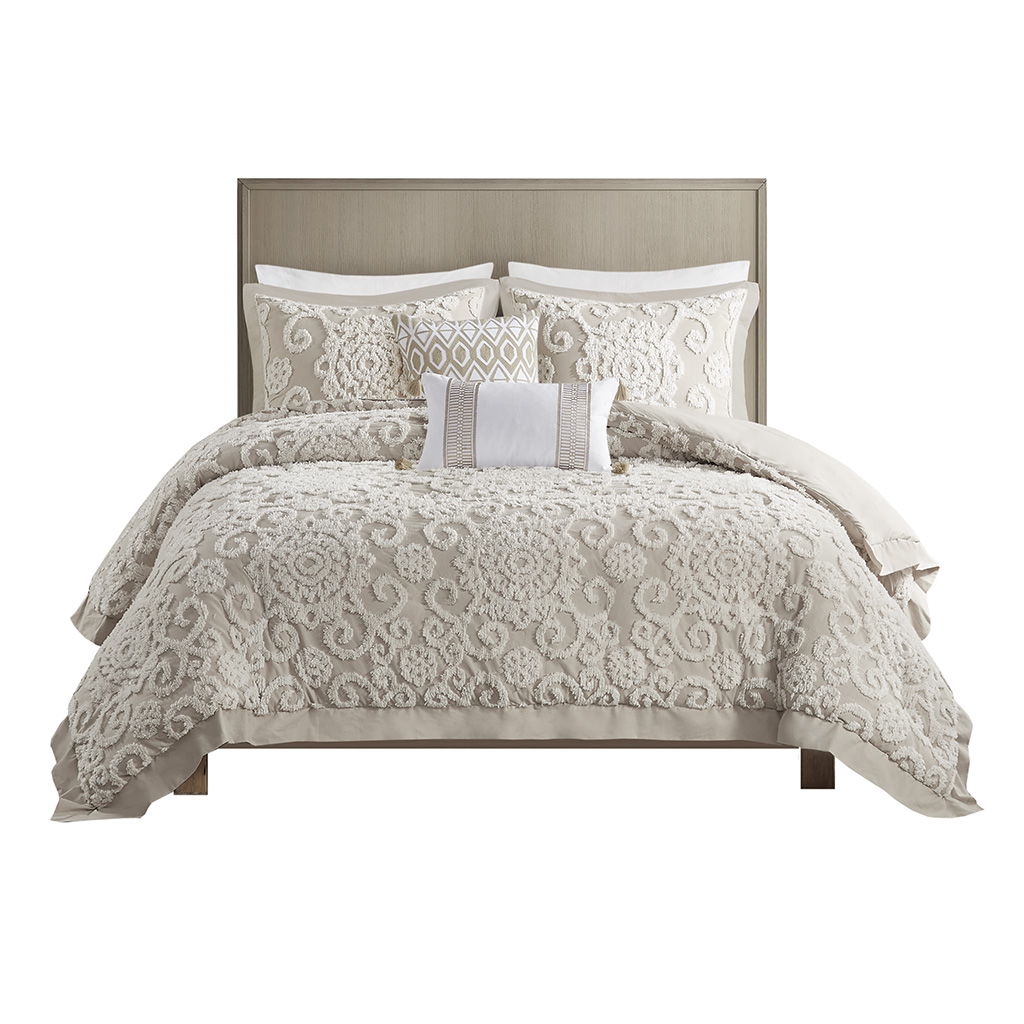 Suzanna - King Duvet Mini Set - Taupe