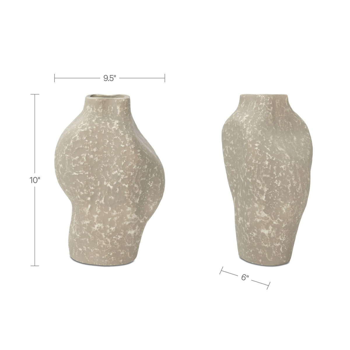 Lindi - 10" Vessel - Brown