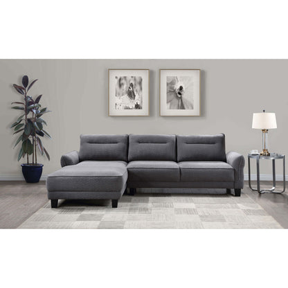 Verona - Loose Back Sectional Sofa - Gray