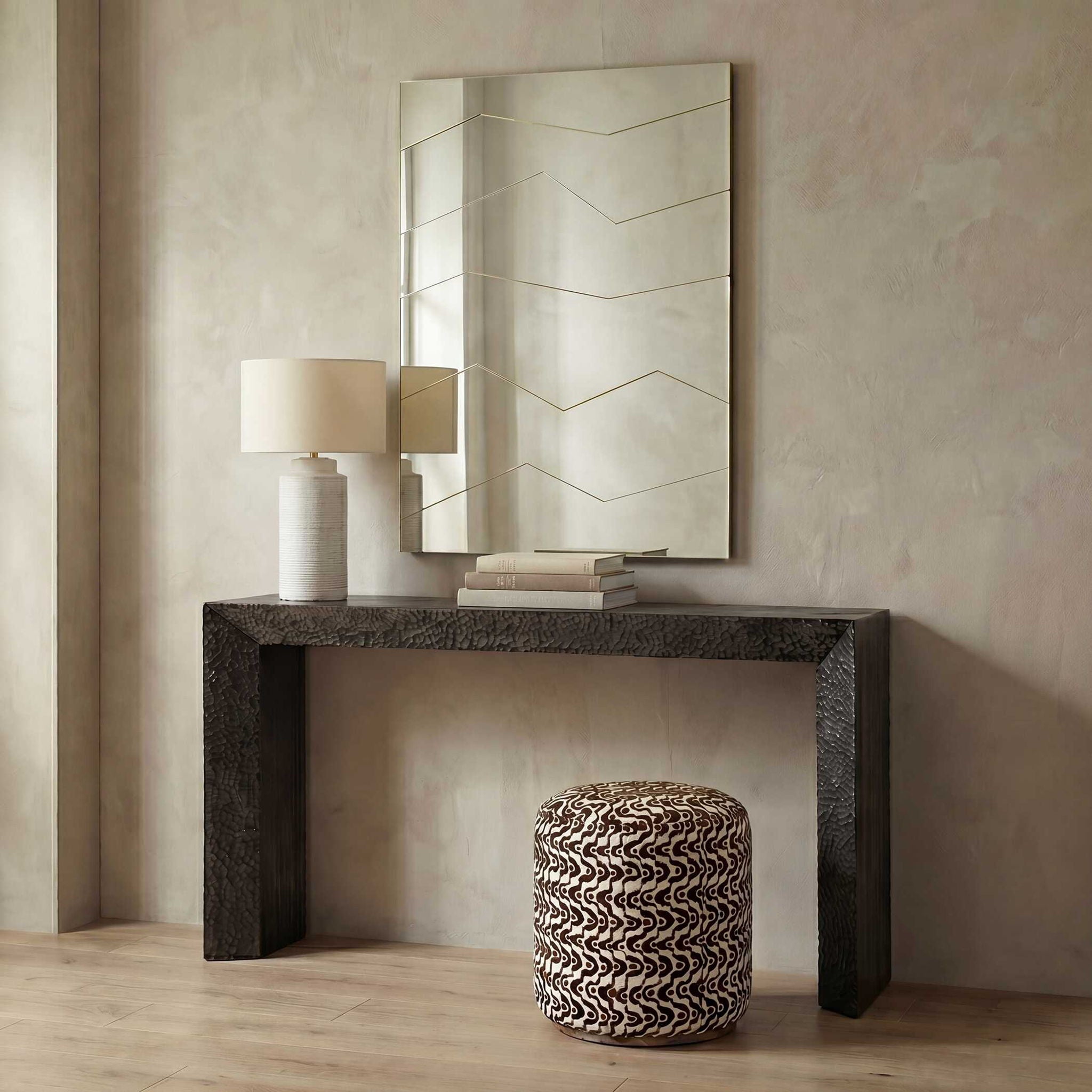 Fracture - Segmented Panel Mirror - Gold