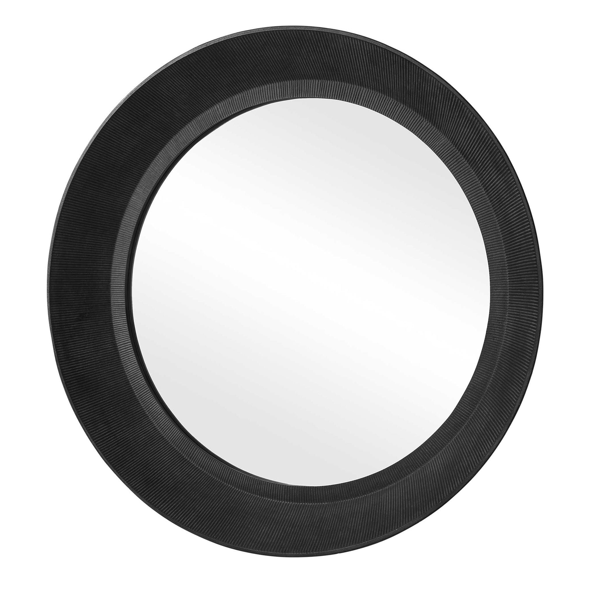 Montgomery - Round Mirror - Black