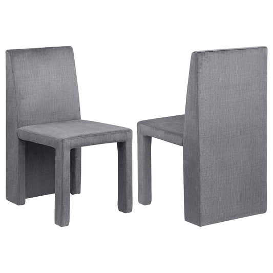 Santa Cruz - Upholstered Dining Side Chair (Set of 2) - Gray