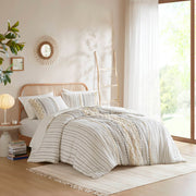 Imani - Printed Comforter Set With - Ivory