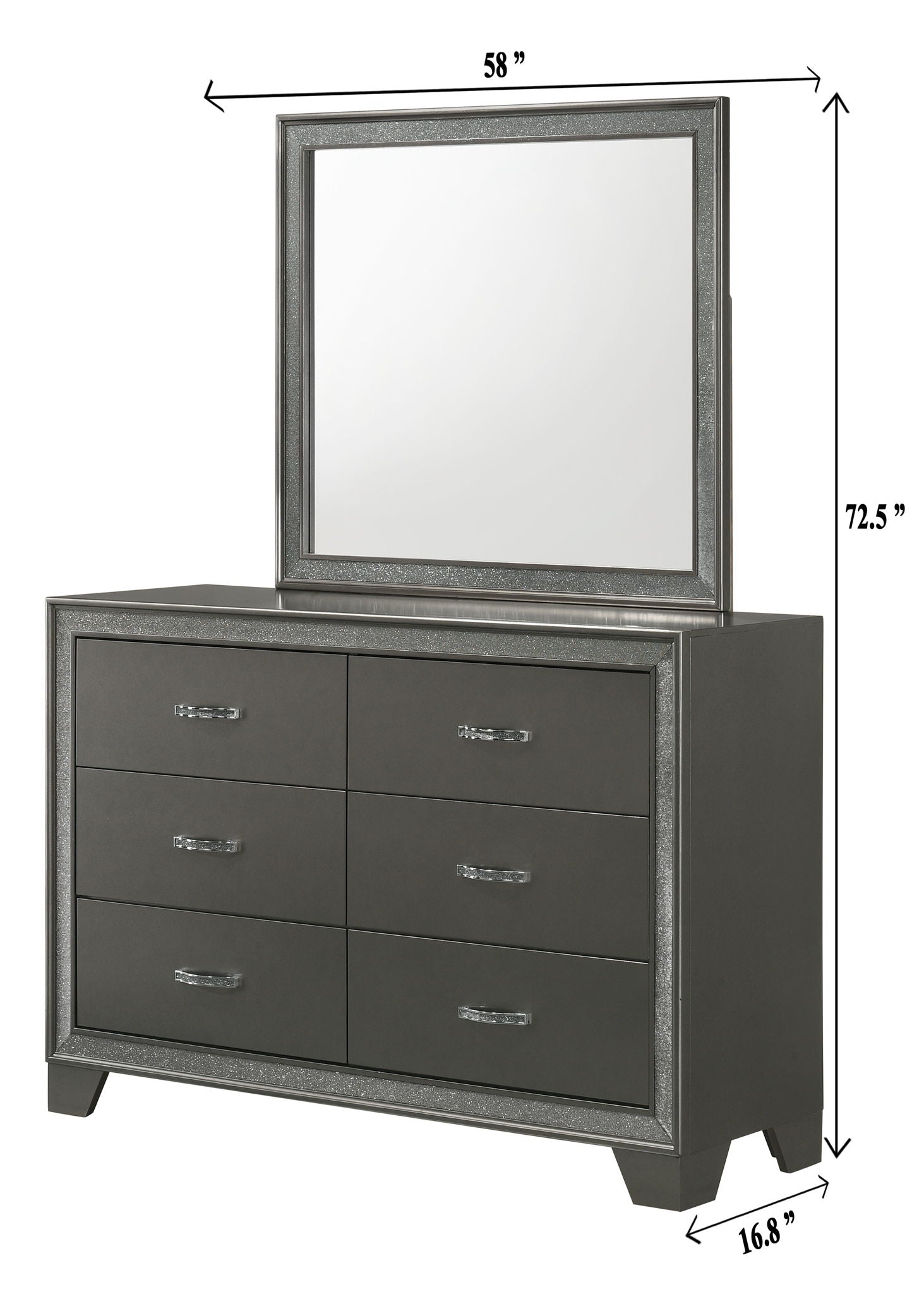 Kaia - Dresser - Dark Gray