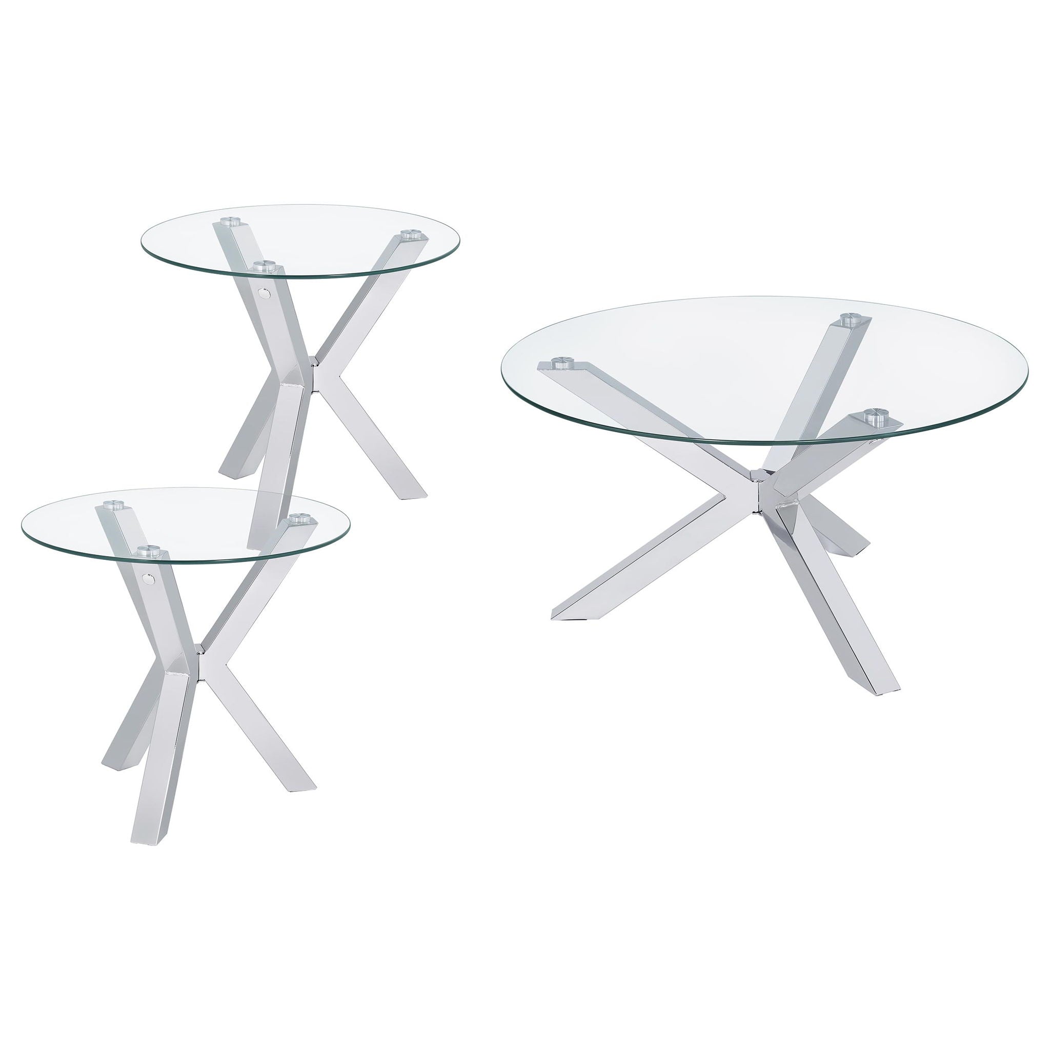 Alexa - Round Coffee And End Table Set
