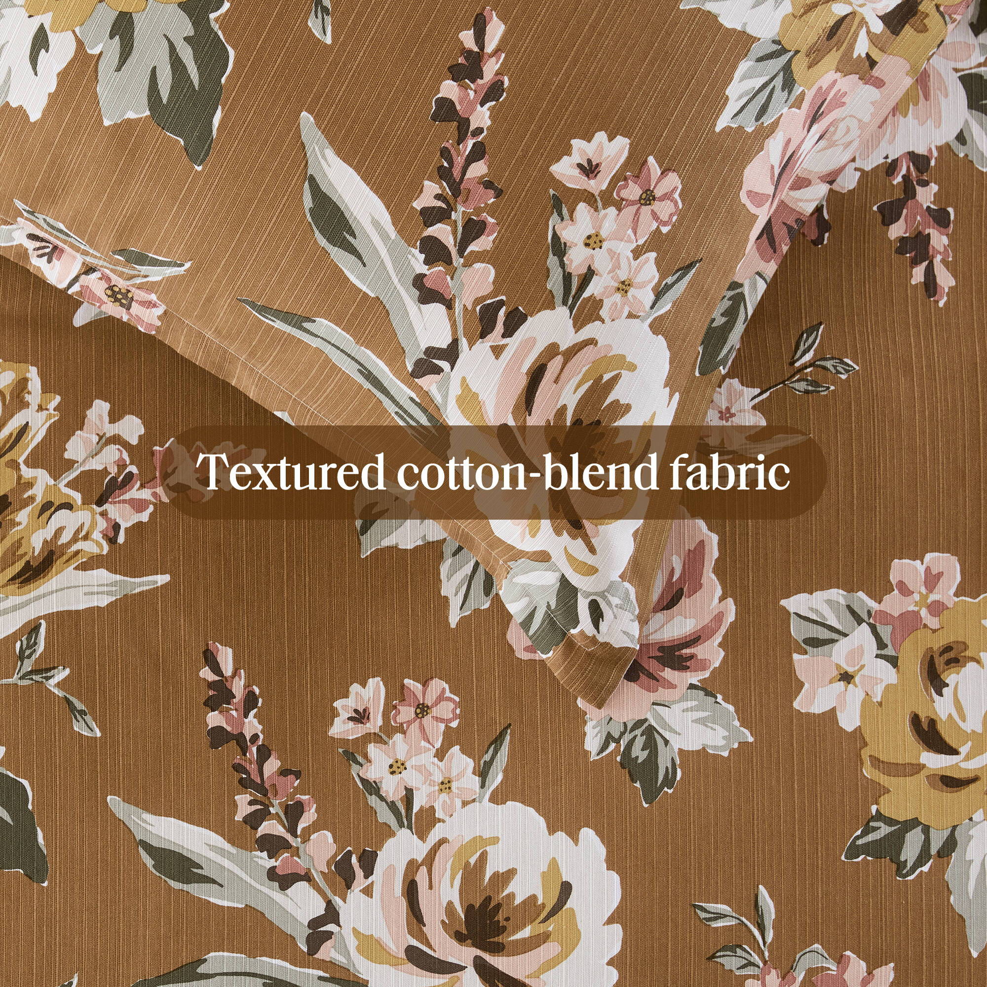 Salara - Comforter Set - Terracotta
