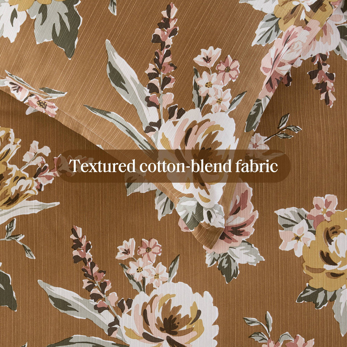 Salara - Queen Comforter Set - Terracotta