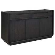 Bangor - 2 Drawer Dining Sideboard Server - Black