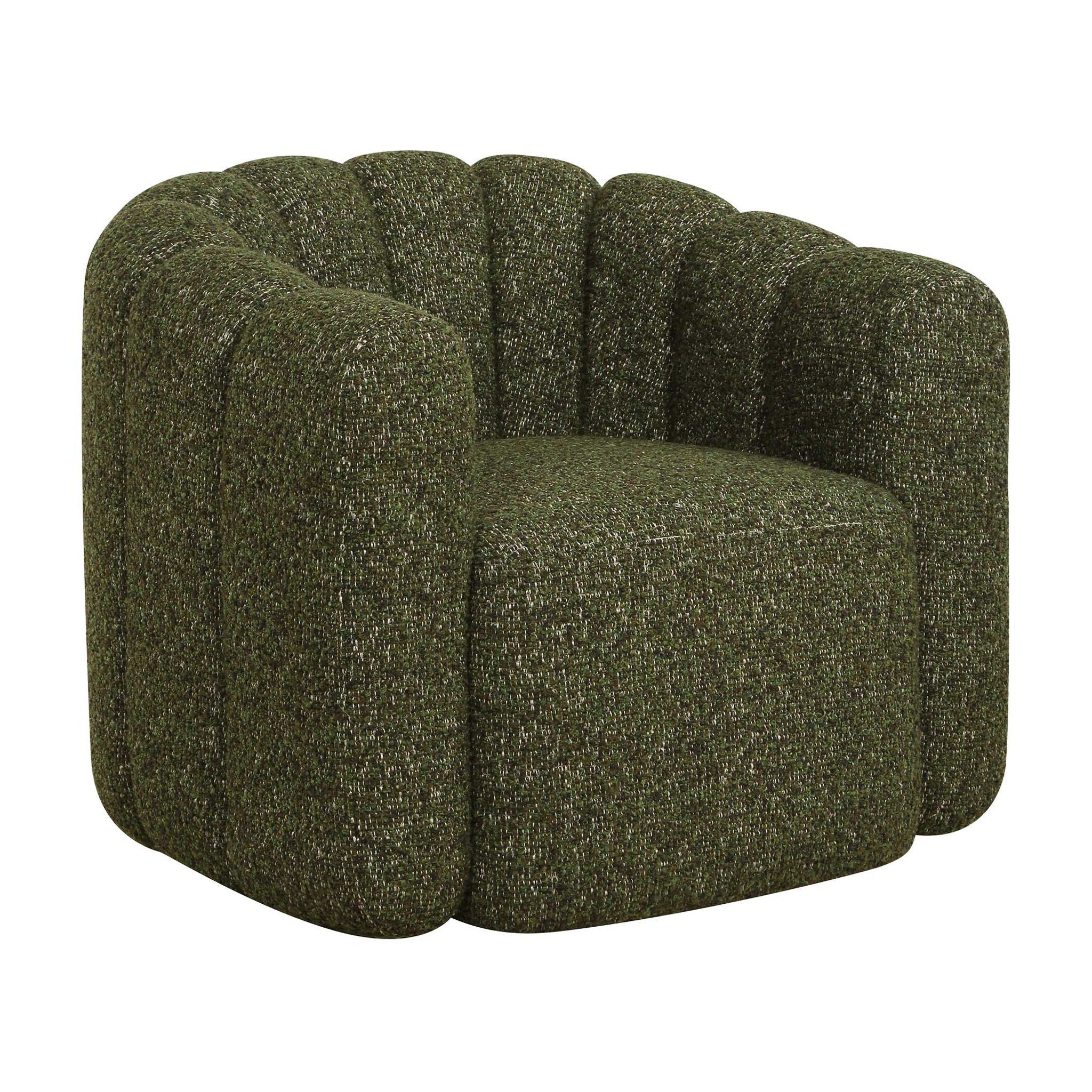 Lenoir - Upholstered Swivel Chair - Green