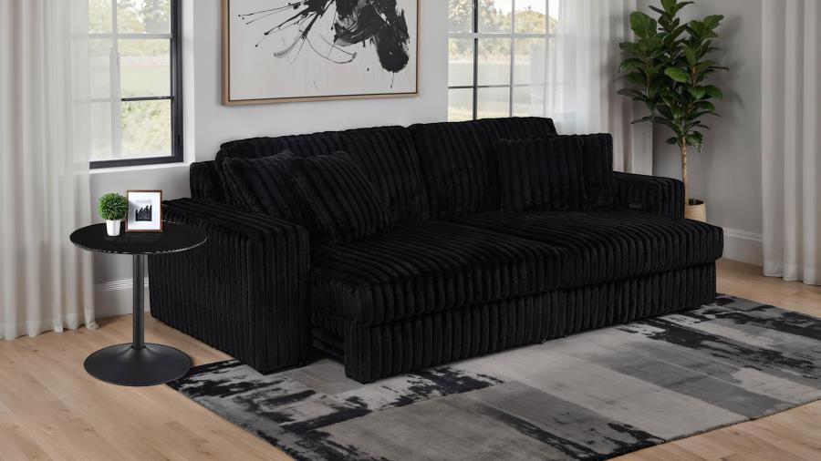 Jacana - Corduroy Upholstered Dual Power Chaise Sofa