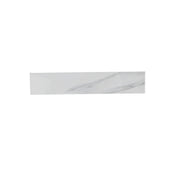 Sintered Stone Bathroom Vanity Top With 4" Backsplash And 22" Sidesplash - Carrara White