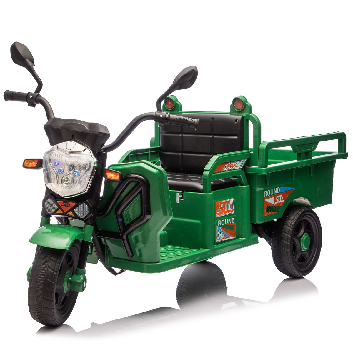 12V Kids Electric 3 Wheel Cargo Truck With LED Lights & Music