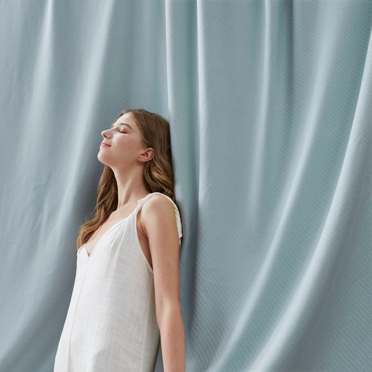 Liquid Cotton - King Blanket - Blue