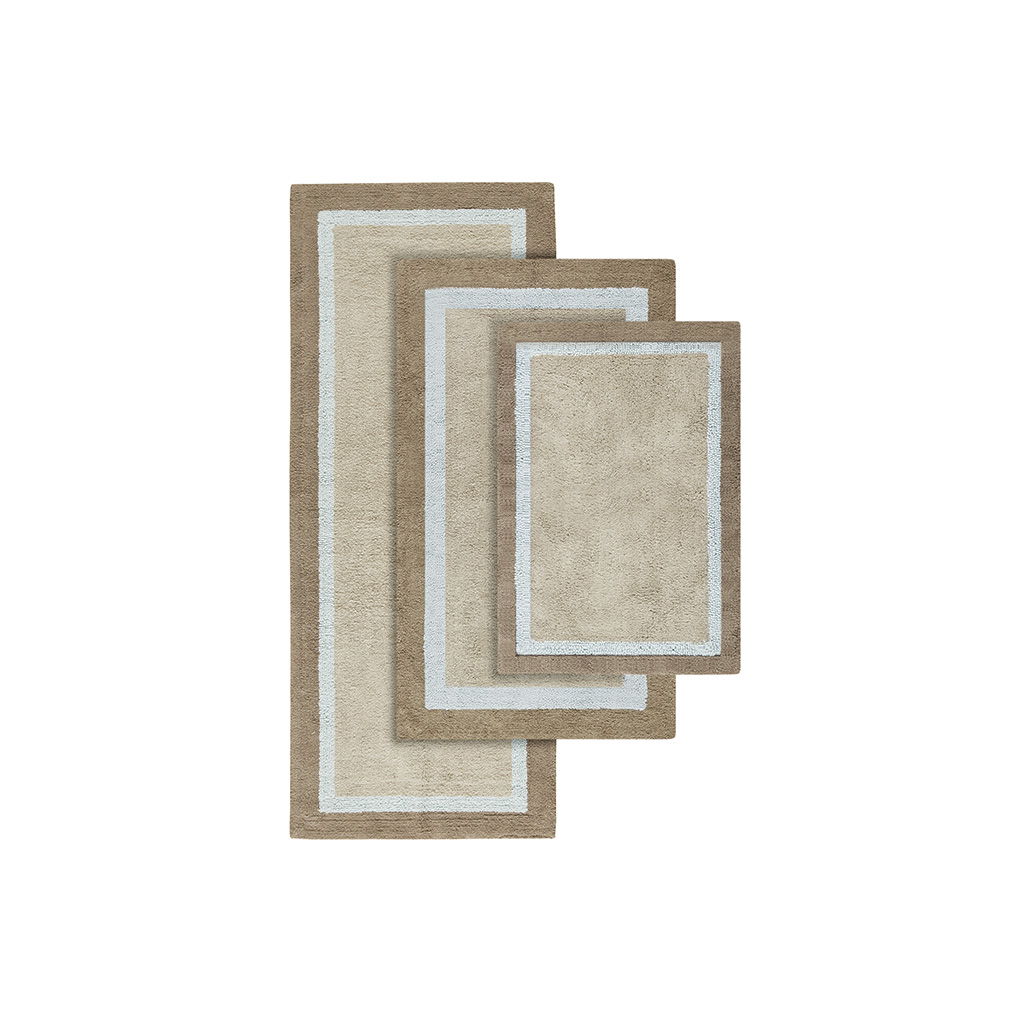 Amherst - 27" x 45"Tufted Bath Rug - Blue