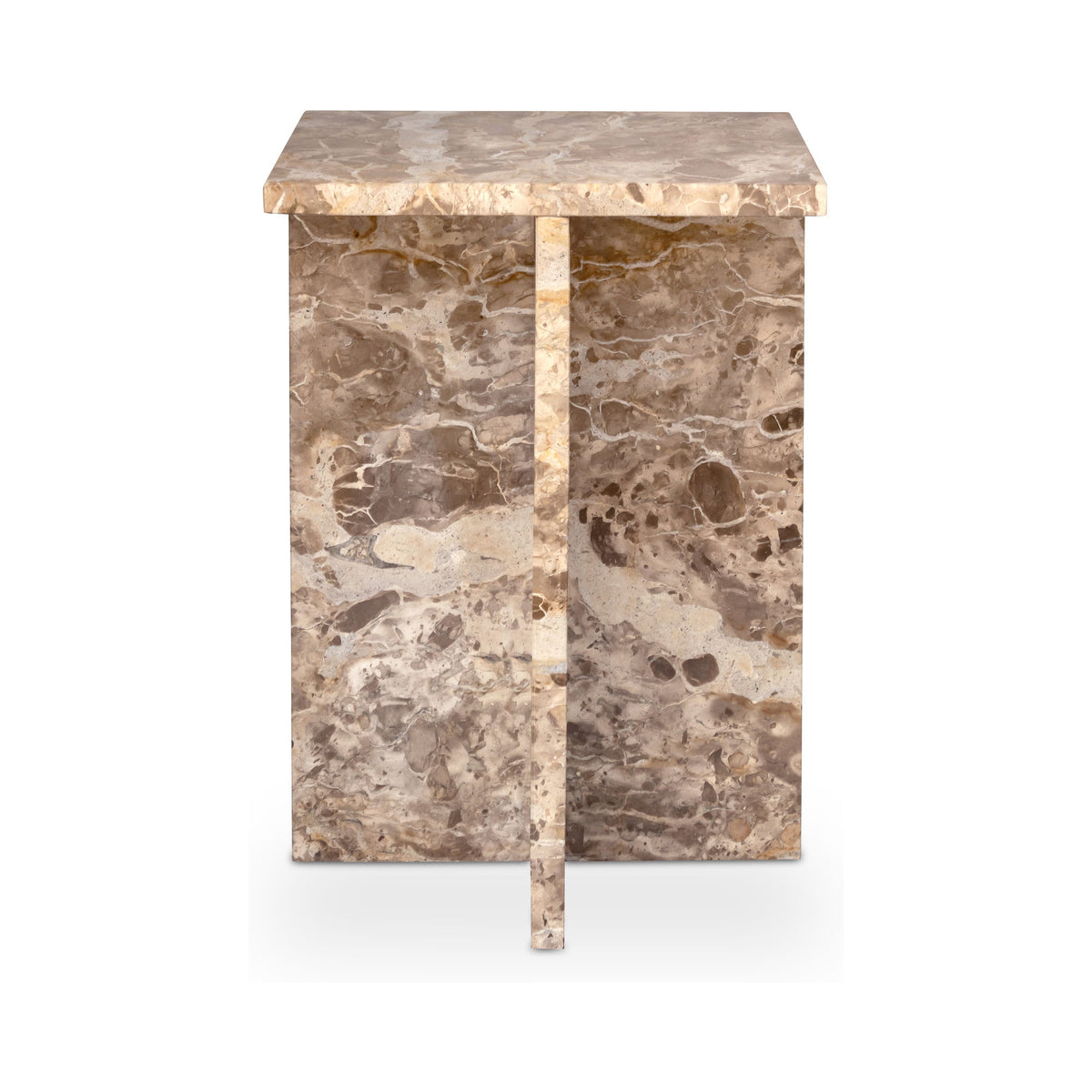 Blair - Accent Table Panther Marble - Beige