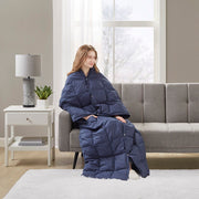 Hadly - Wearable Throw - Indigo
