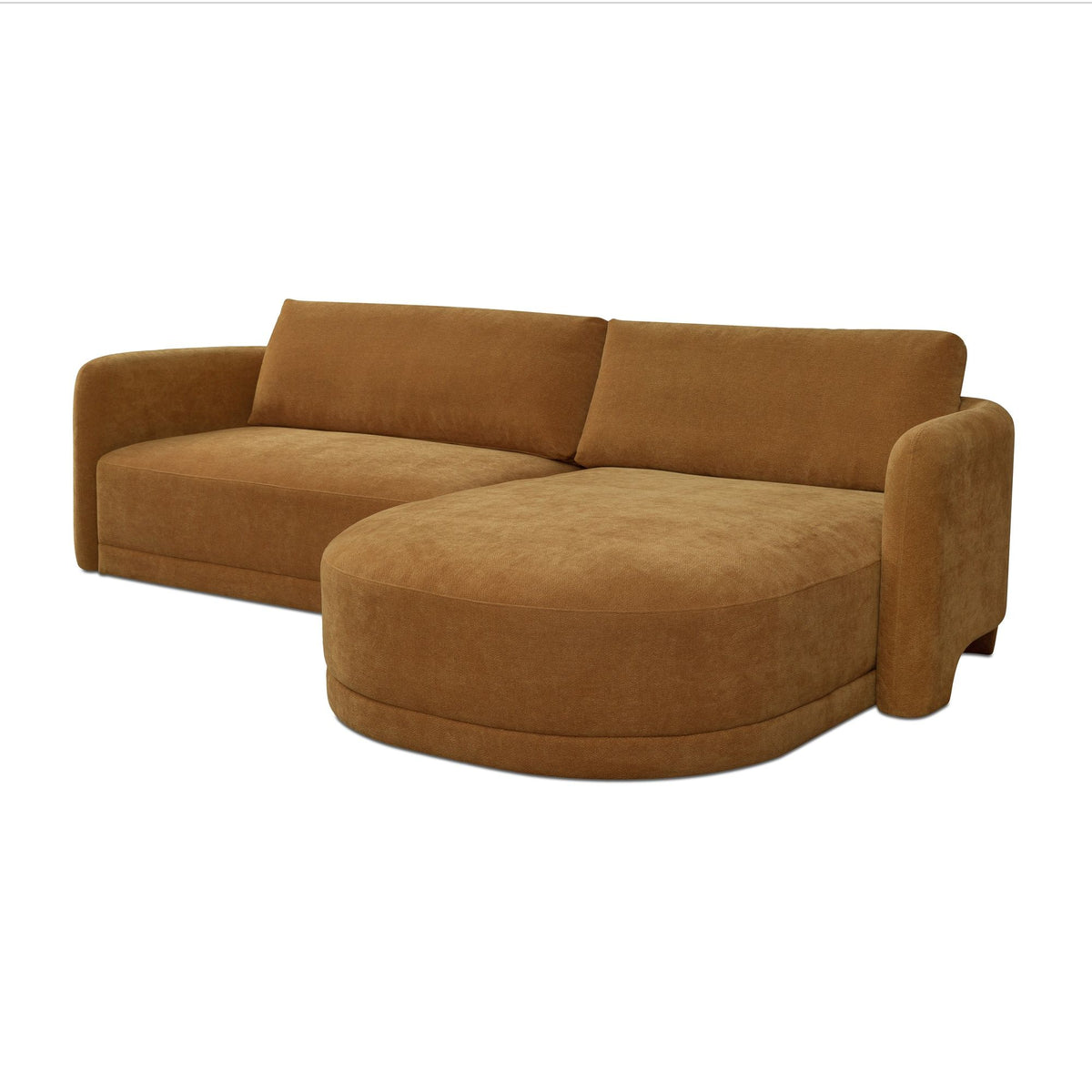 Emmy - Sectional Right - Ginger / Brown