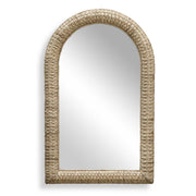 Twisted - Seagrass Arch Mirror - Woodtone