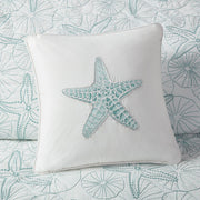 Maya Bay - Square Pillow - White