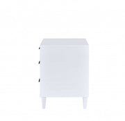 21" Brown Three Drawers Nightstand