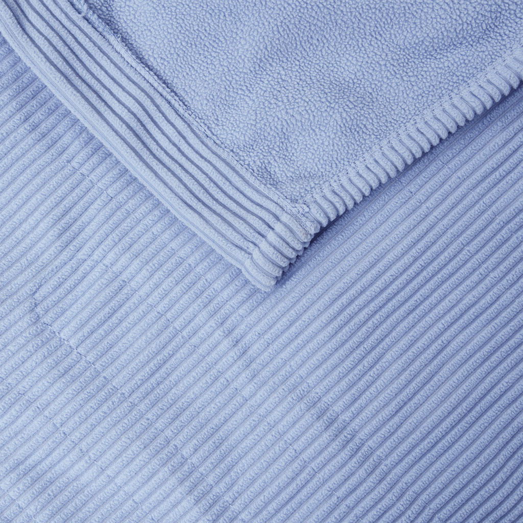Electric Micro Fleece - King Heated Blanket - Blue