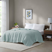 Freshspun Basketweave - Blanket - Blue