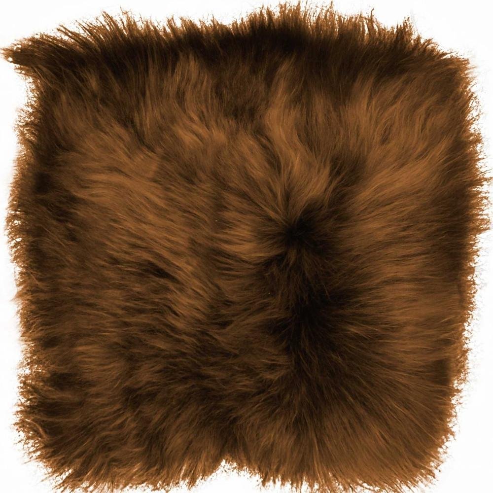 15" X 15" Brown Synthetic Solid Color Pad