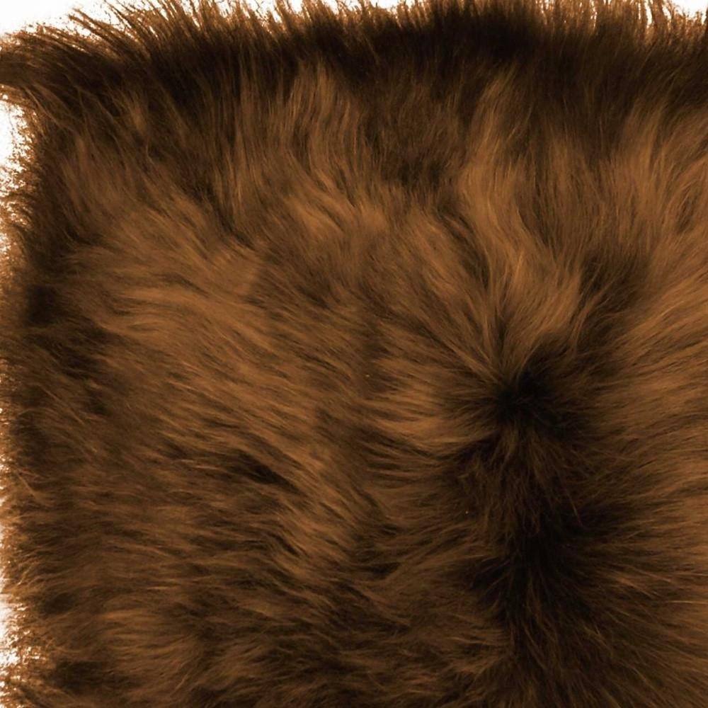 15" X 15" Brown Synthetic Solid Color Pad