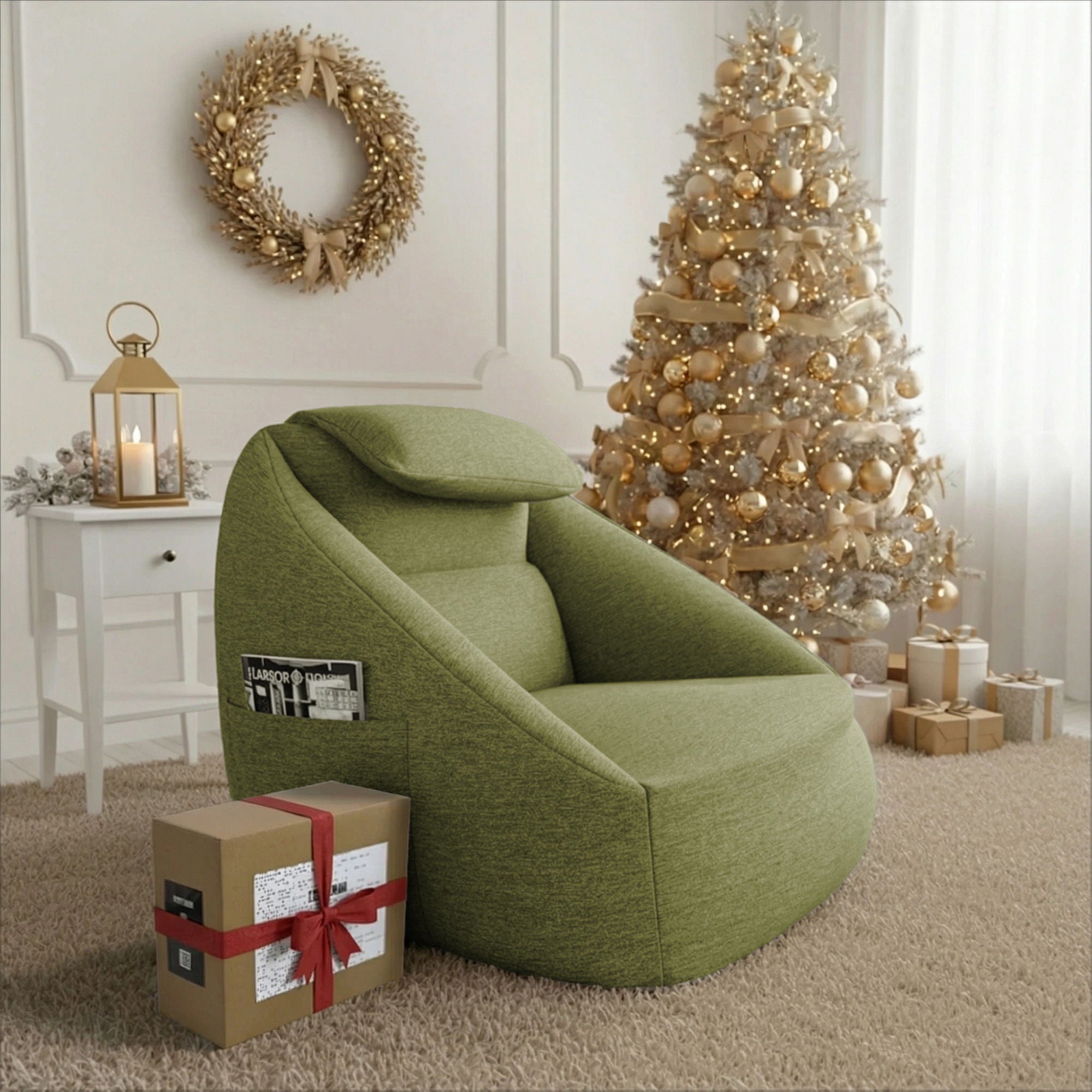 Cloud Ergonomic Couch - Olive Green