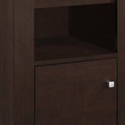24" Espresso Wood Nightstand
