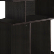 24" Brown Wood End Table With 6