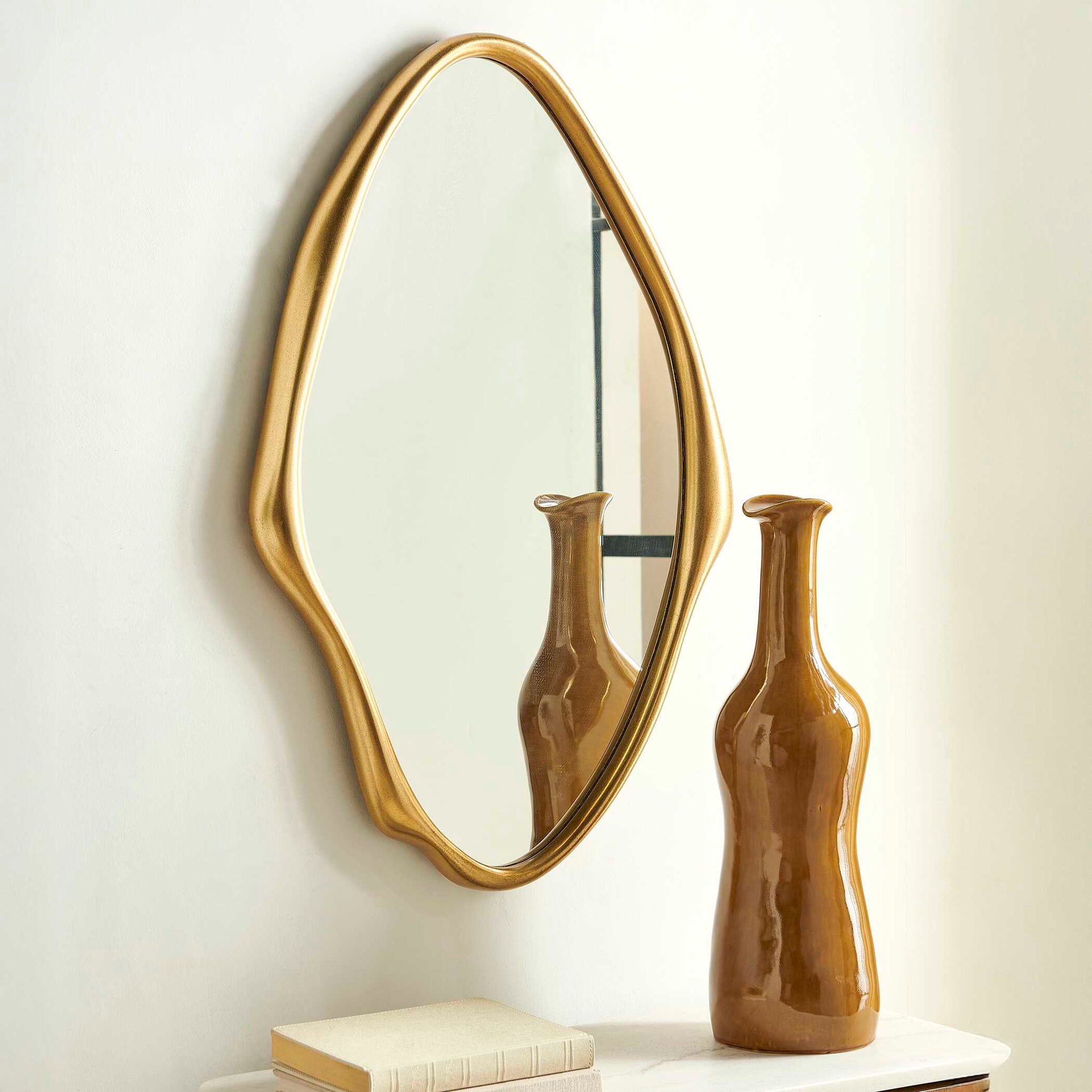 Aster - Abstract Mirror - Gold