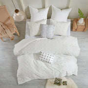 Brooklyn - King Duvet Cover Set - Ivory
