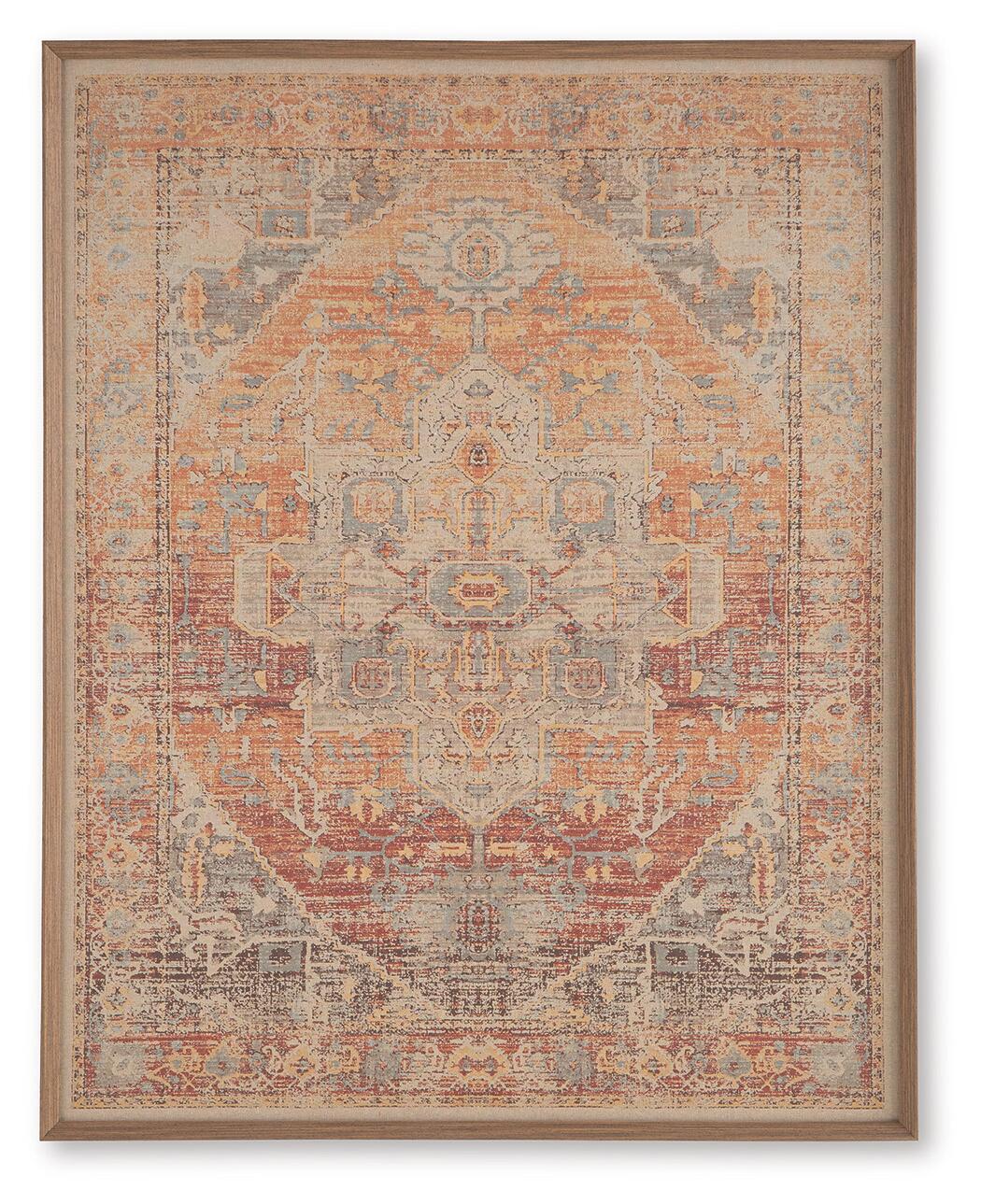 Kerrickson - Wall Art - Red / Orange / Blue