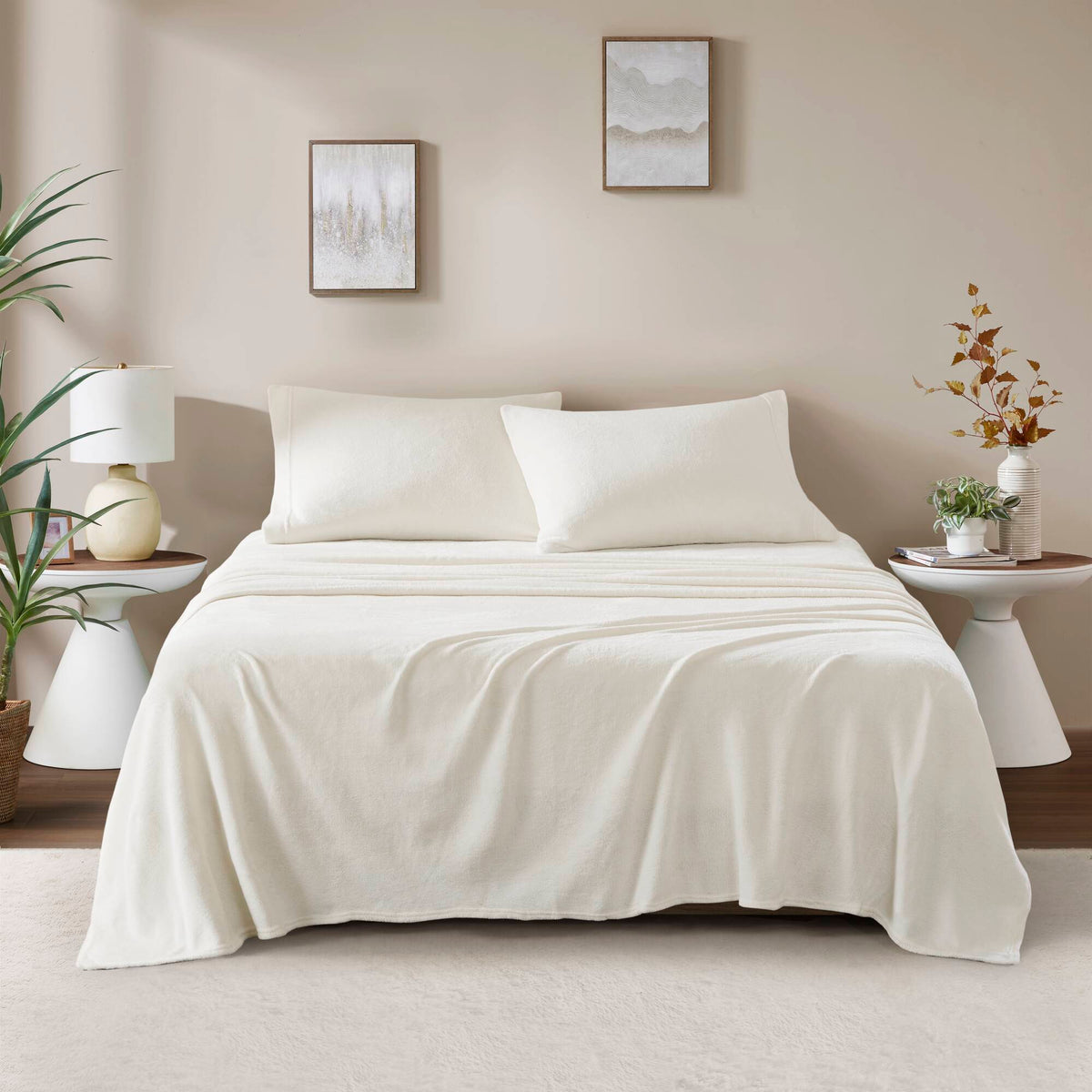 Soloft Plush - King Sheet Set - Ivory
