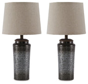 Norbert - Metal Table Lamp (Set of 2) - Gray