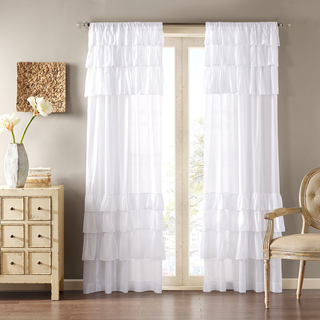 Anna - Window Curtain - White