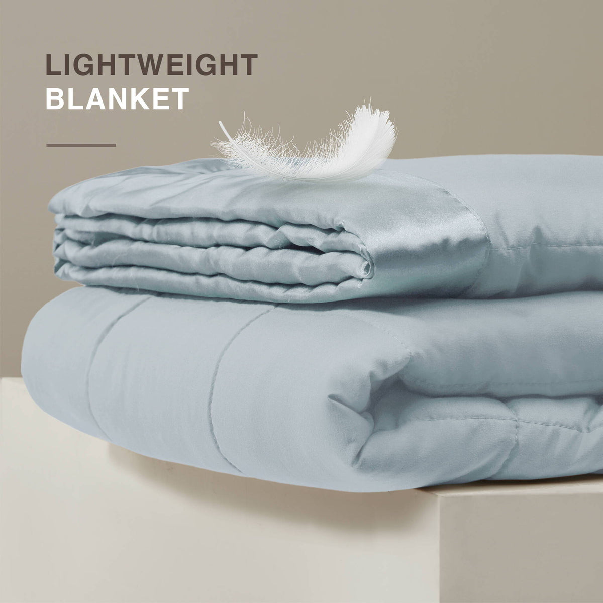 Windom - All Season Hypoallergenic Blanket With 3M Scotchgard - Blue
