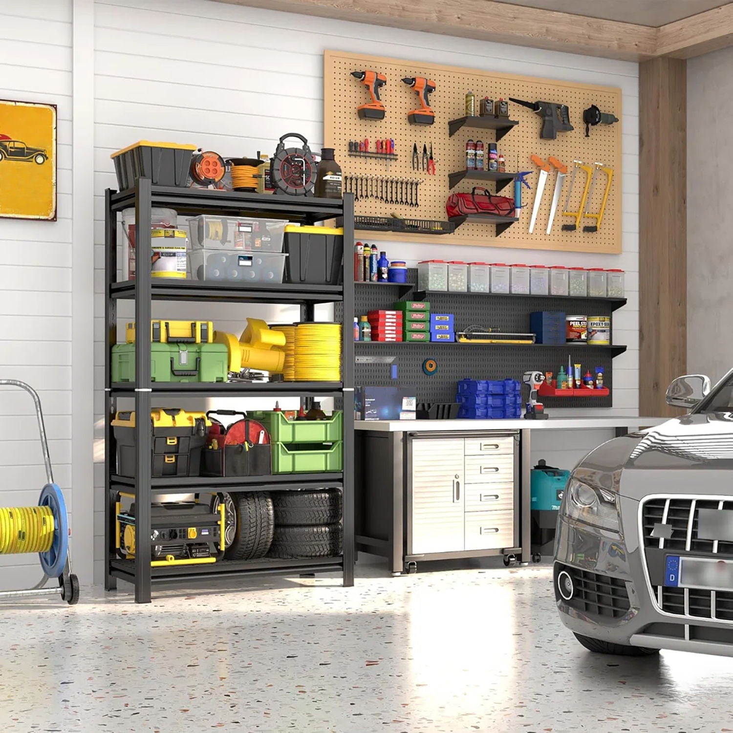 Adjustable Height Storage Rack