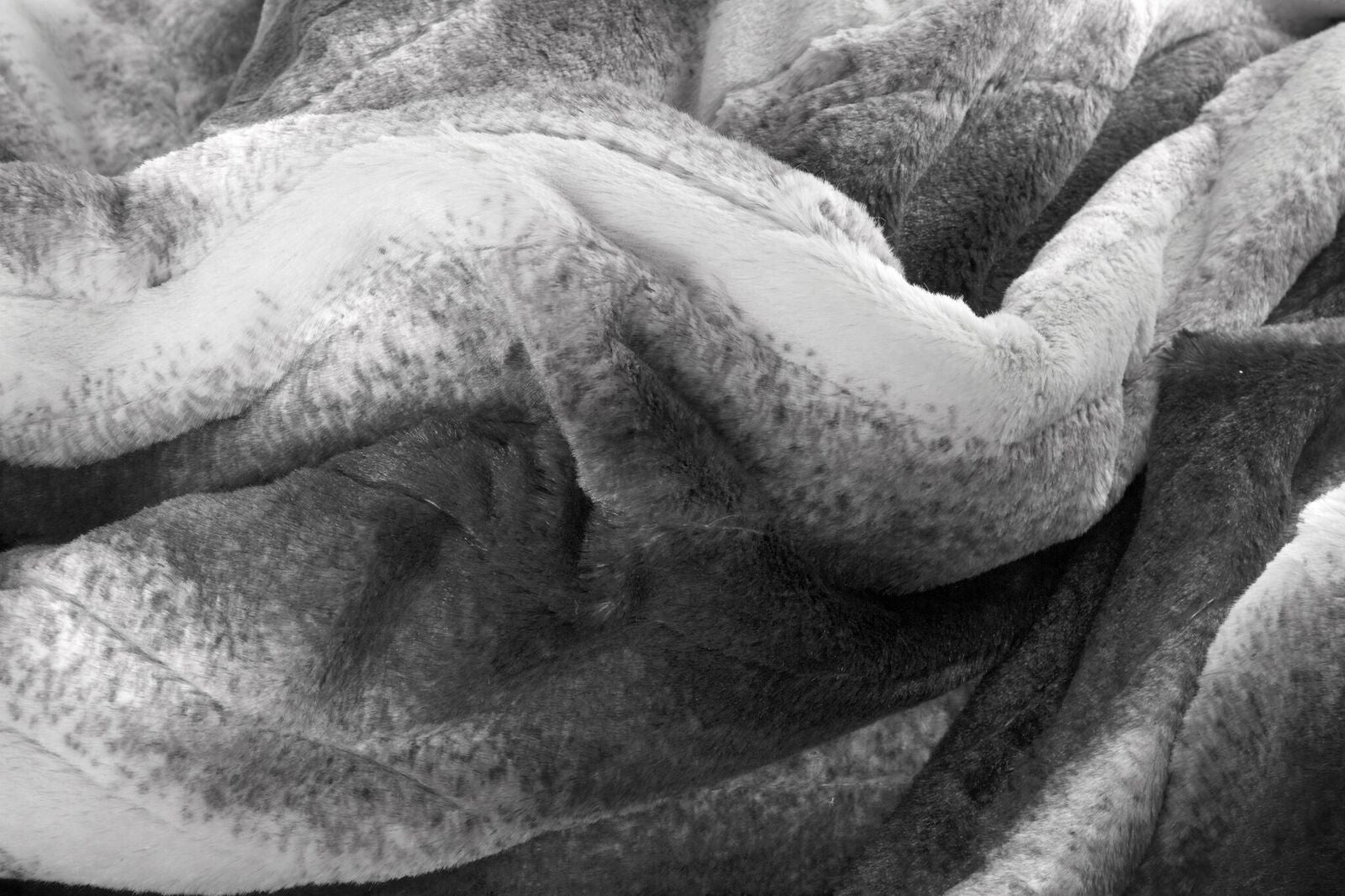 50" X 60" Gray And White Heated Electric Striped Throw Blanket