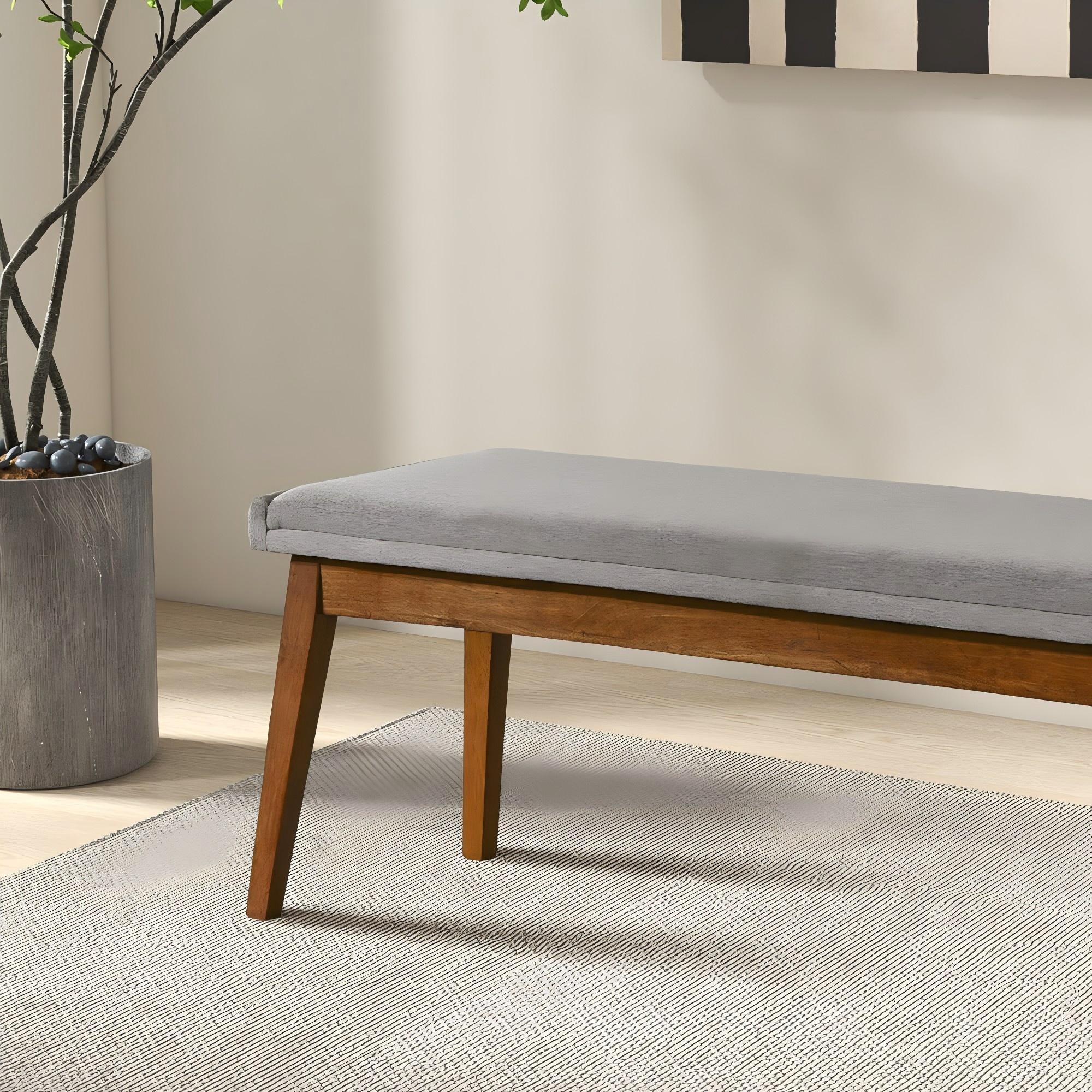 Warren - Bench - Ash Gray