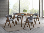 Keiki - 5 Piece Dining Room Set - Walnut