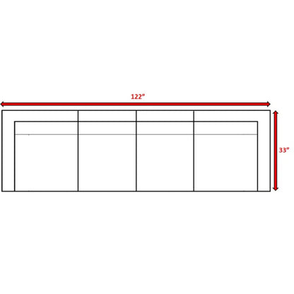 Luxurious Wicker Patio Sectional With Weather Resistant Sunbrella Cushions
