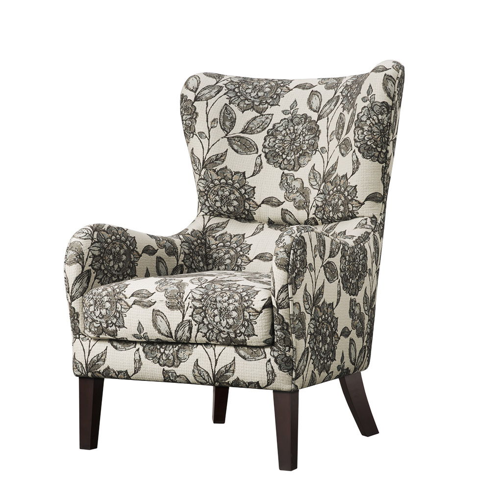 Arianna - Swoop Wing Chair - Multi