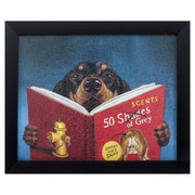 11" X 9" Black Frame 50 Scents Of Gray
