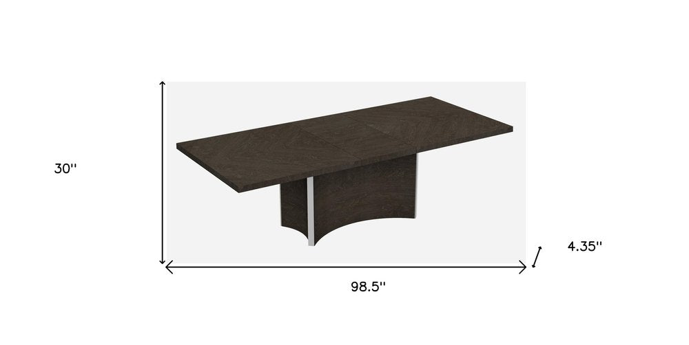 72" Gray Two Drawer Buffet Table Soft Close with Four Doors
