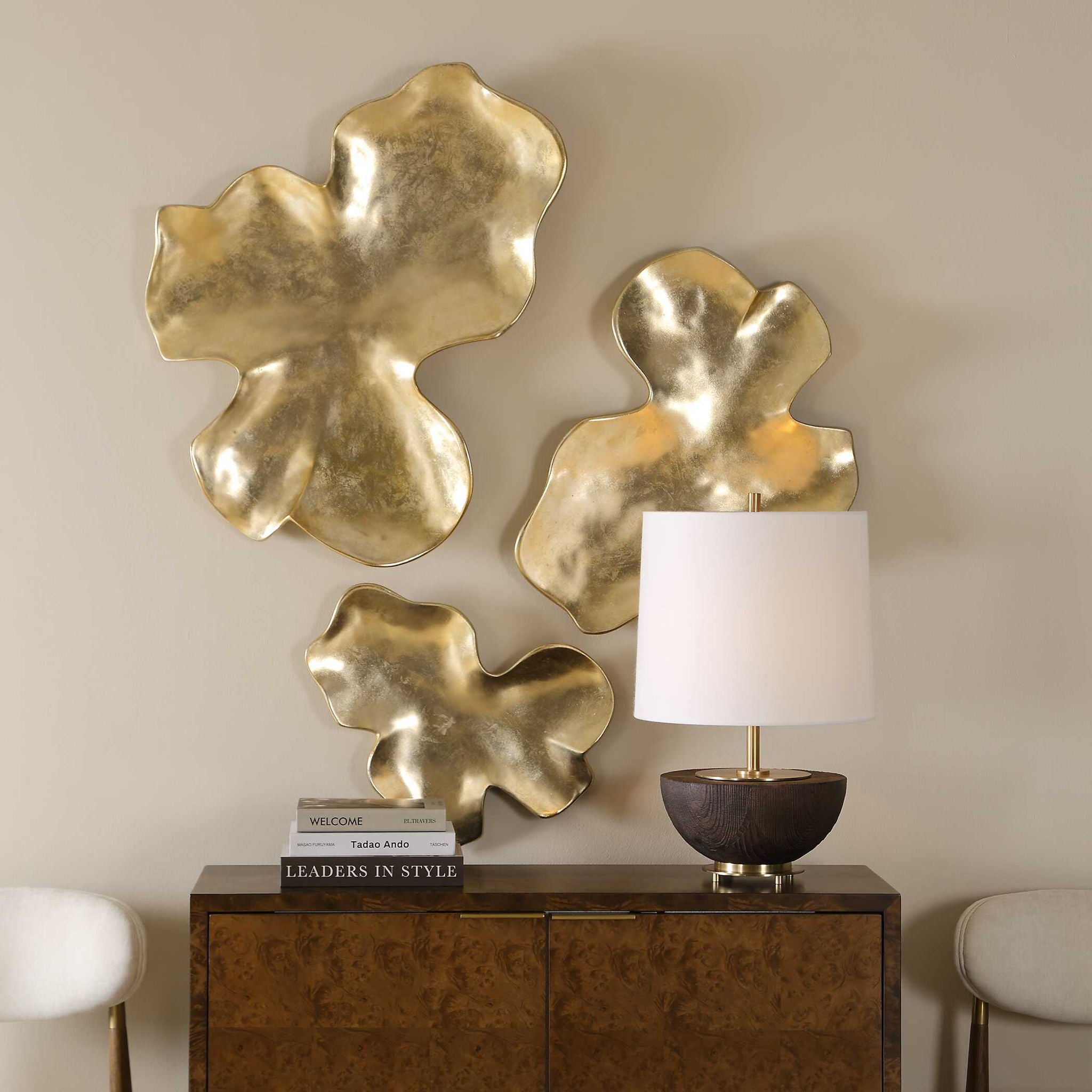Lumina - Wall Decor (Set of 3) - Gold