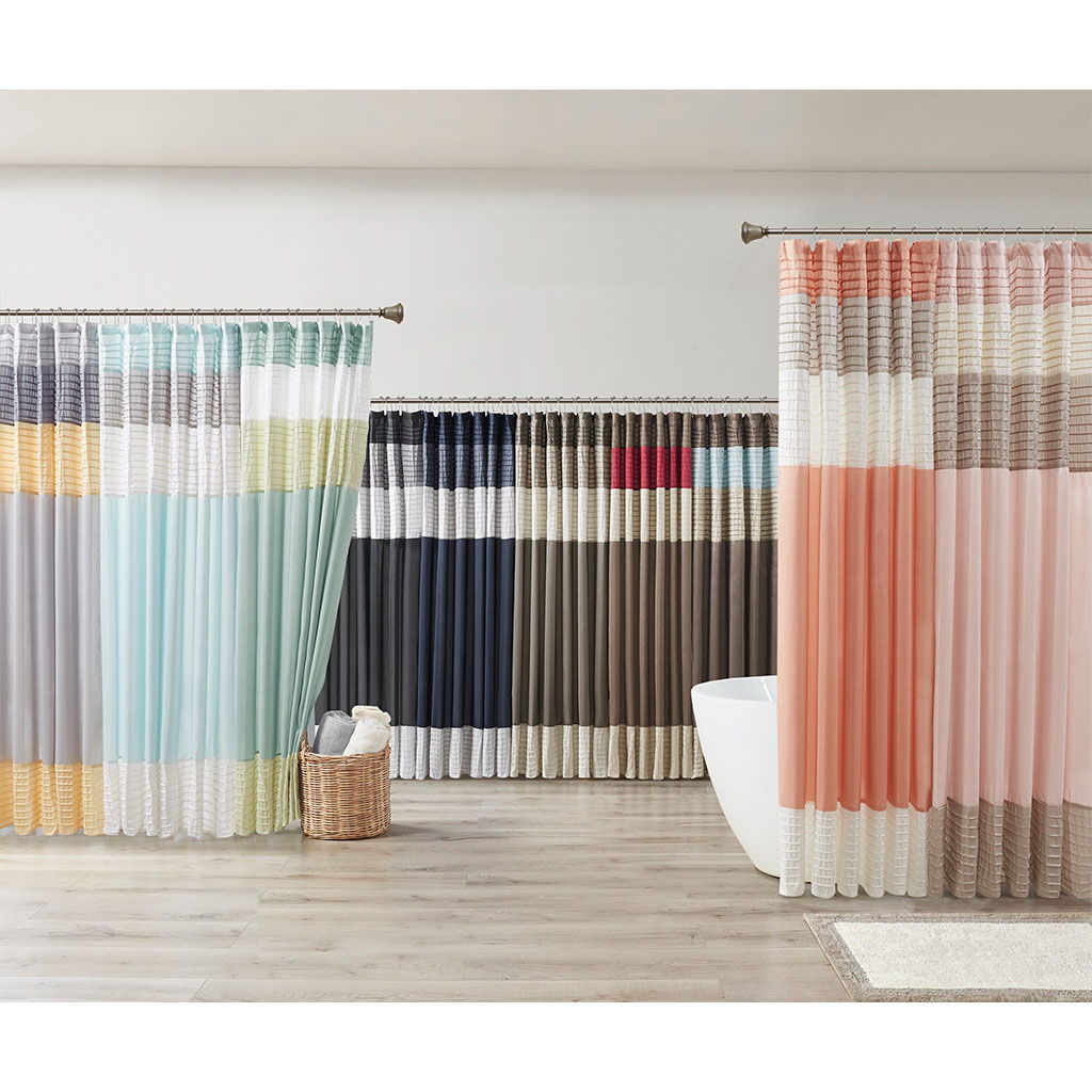Amherst - Shower Curtain - Aqua