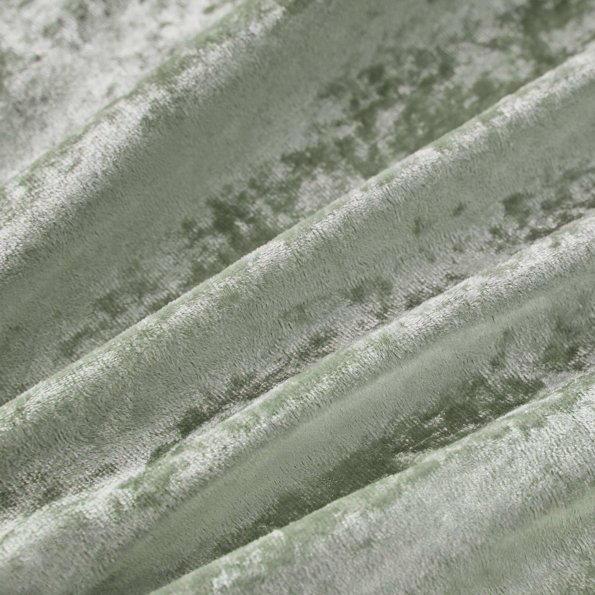 Felicia - Velvet Duvet Cover Set With Throw Pillow - Green